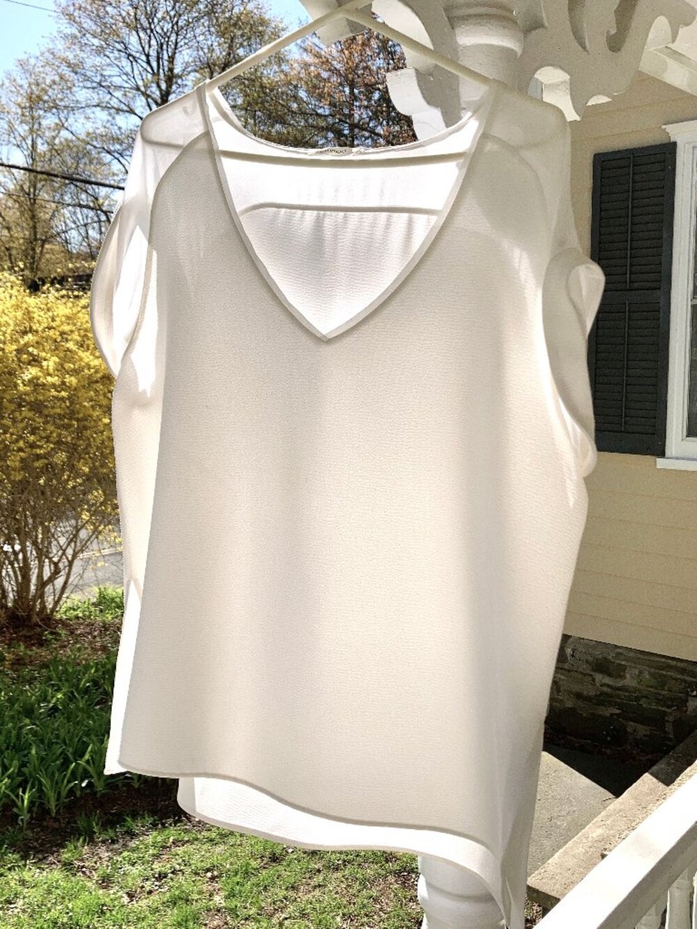 Promod Crepe Pullover Top with Cap Sleeves
